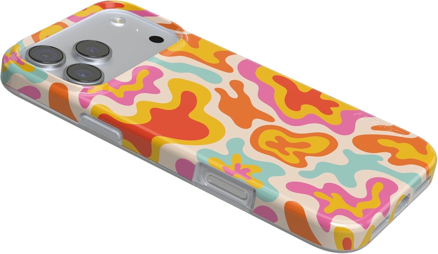 image:imageCasely iPhone 17 Pro Max Case Youre Dinomite Green Dinosaur Compatible with MagSafe Classic Ultra Thin DesignTropical Color Splash Abstract Retro