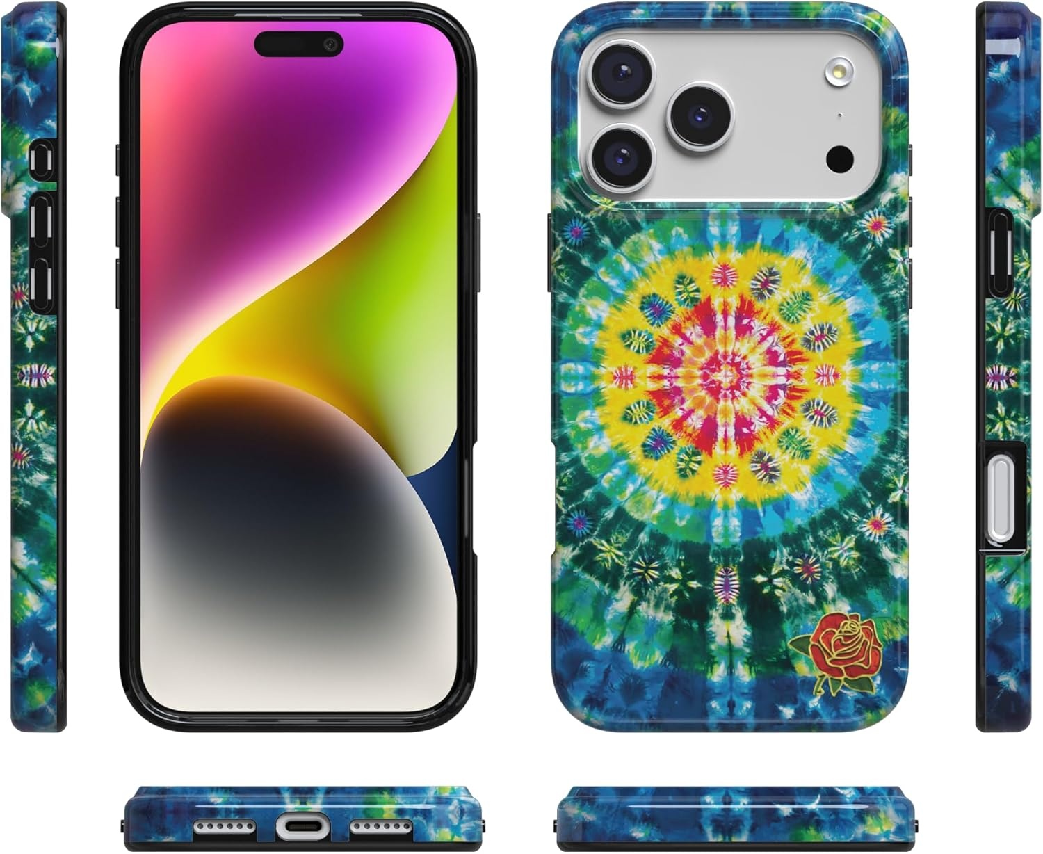 image:imageCasely iPhone 17 Pro Max Case Youre Dinomite Green Dinosaur Compatible with MagSafe Classic Ultra Thin DesignVeneta Tapestry Grateful Dead Tie Dye