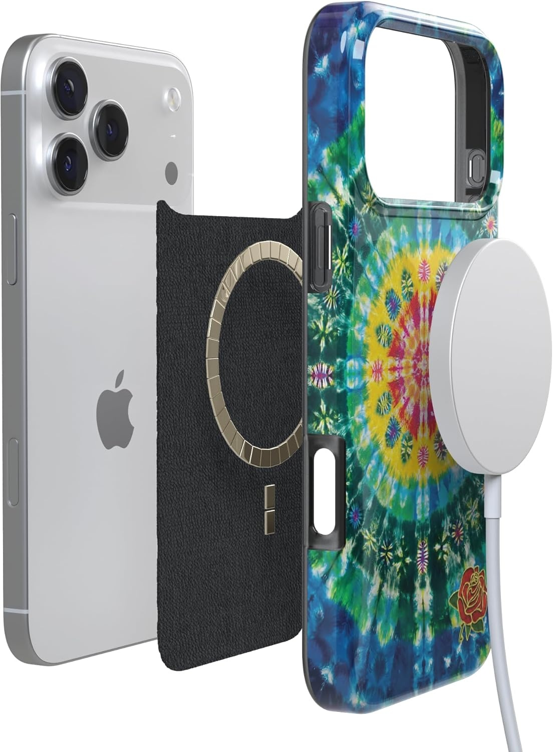 image:imageCasely iPhone 17 Pro Max Case Youre Dinomite Green Dinosaur Compatible with MagSafe Classic Ultra Thin DesignVeneta Tapestry Grateful Dead Tie Dye