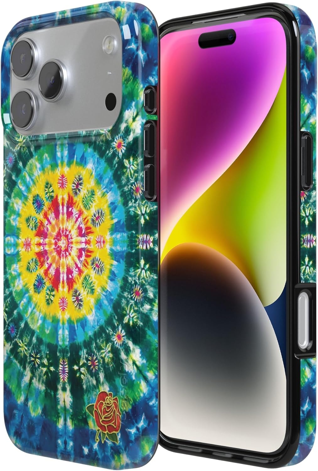 image:imageCasely iPhone 17 Pro Max Case Youre Dinomite Green Dinosaur Compatible with MagSafe Classic Ultra Thin DesignVeneta Tapestry Grateful Dead Tie Dye