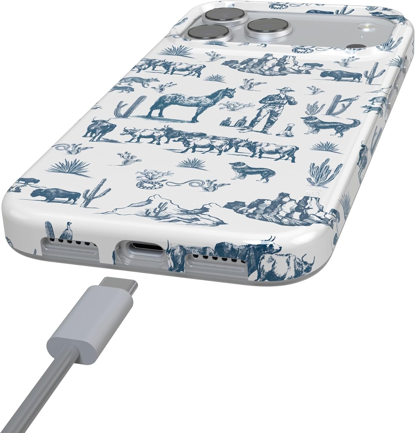 image:imageCasely iPhone 17 Pro Max Case Youre Dinomite Green Dinosaur Compatible with MagSafe Classic Ultra Thin DesignWild West Adventure Desert
