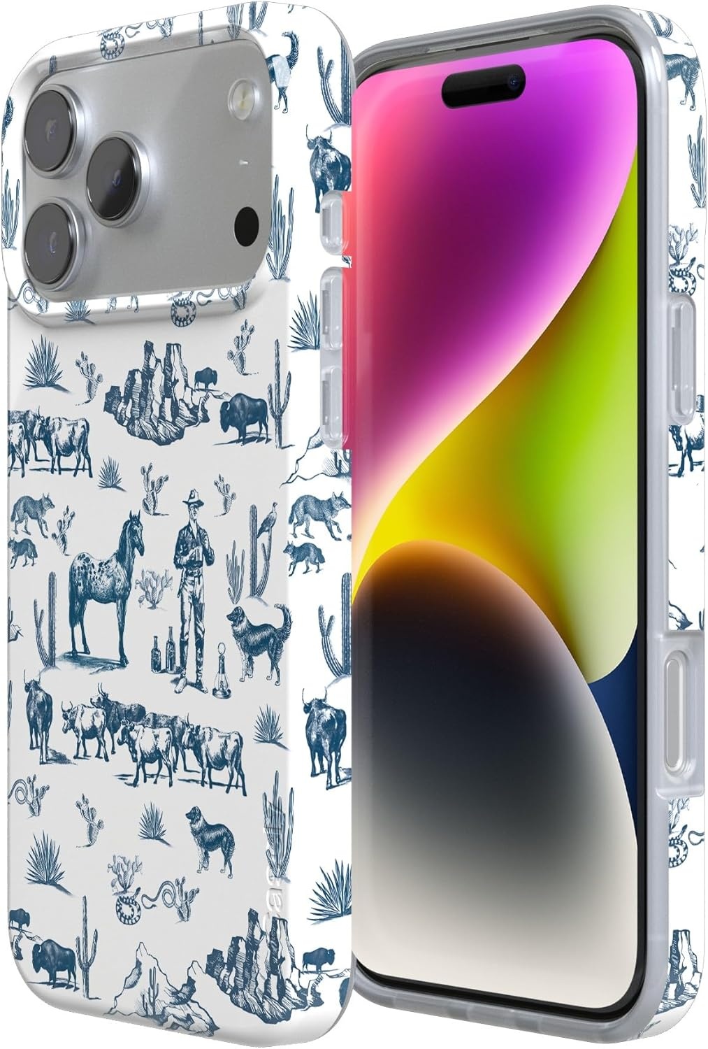 image:imageCasely iPhone 17 Pro Max Case Youre Dinomite Green Dinosaur Compatible with MagSafe Classic Ultra Thin DesignWild West Adventure Desert