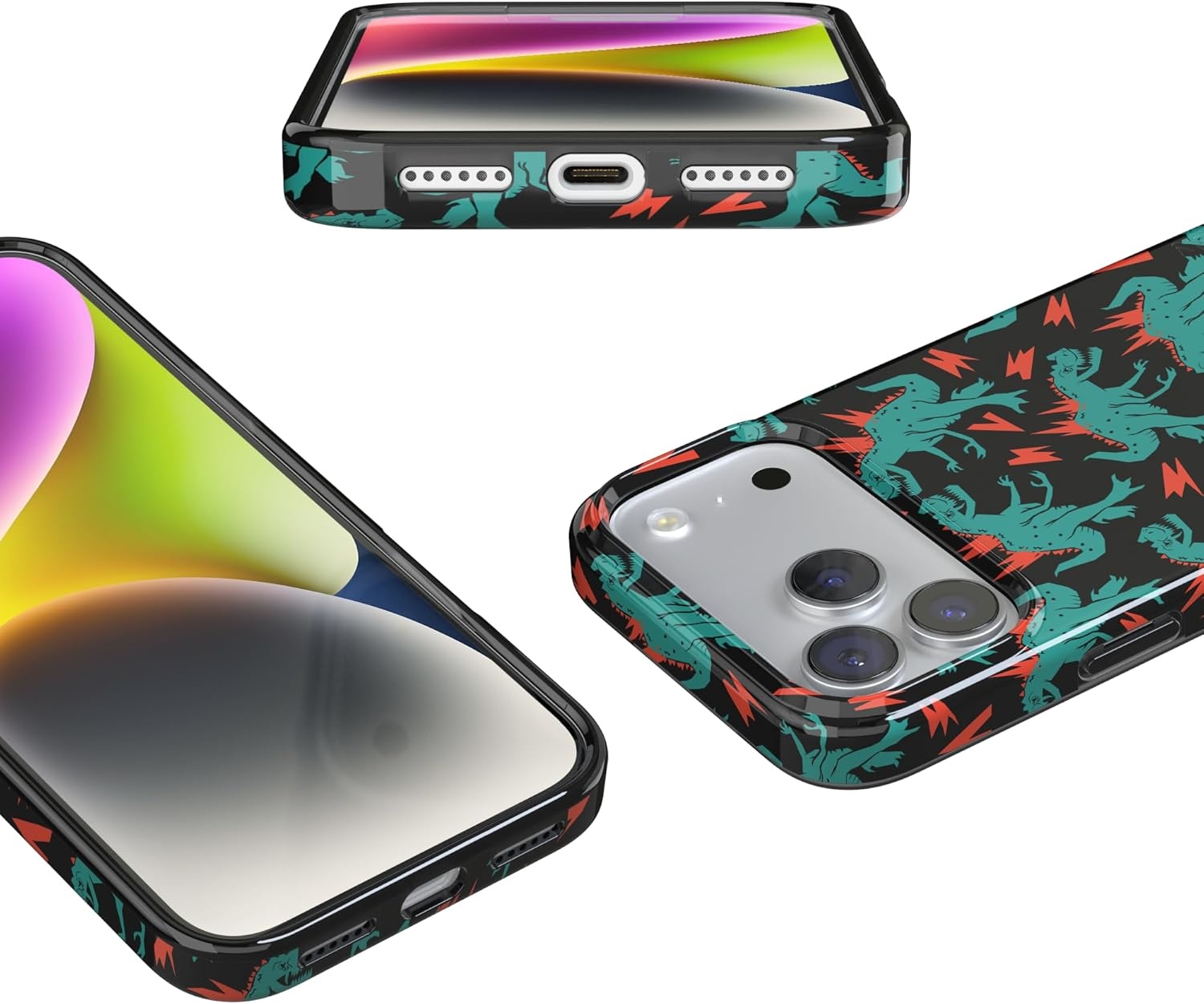 image:imageCasely iPhone 17 Pro Max Case Youre Dinomite Green Dinosaur Compatible with MagSafe Classic Ultra Thin DesignYoure Dinomite Green Dinosaur