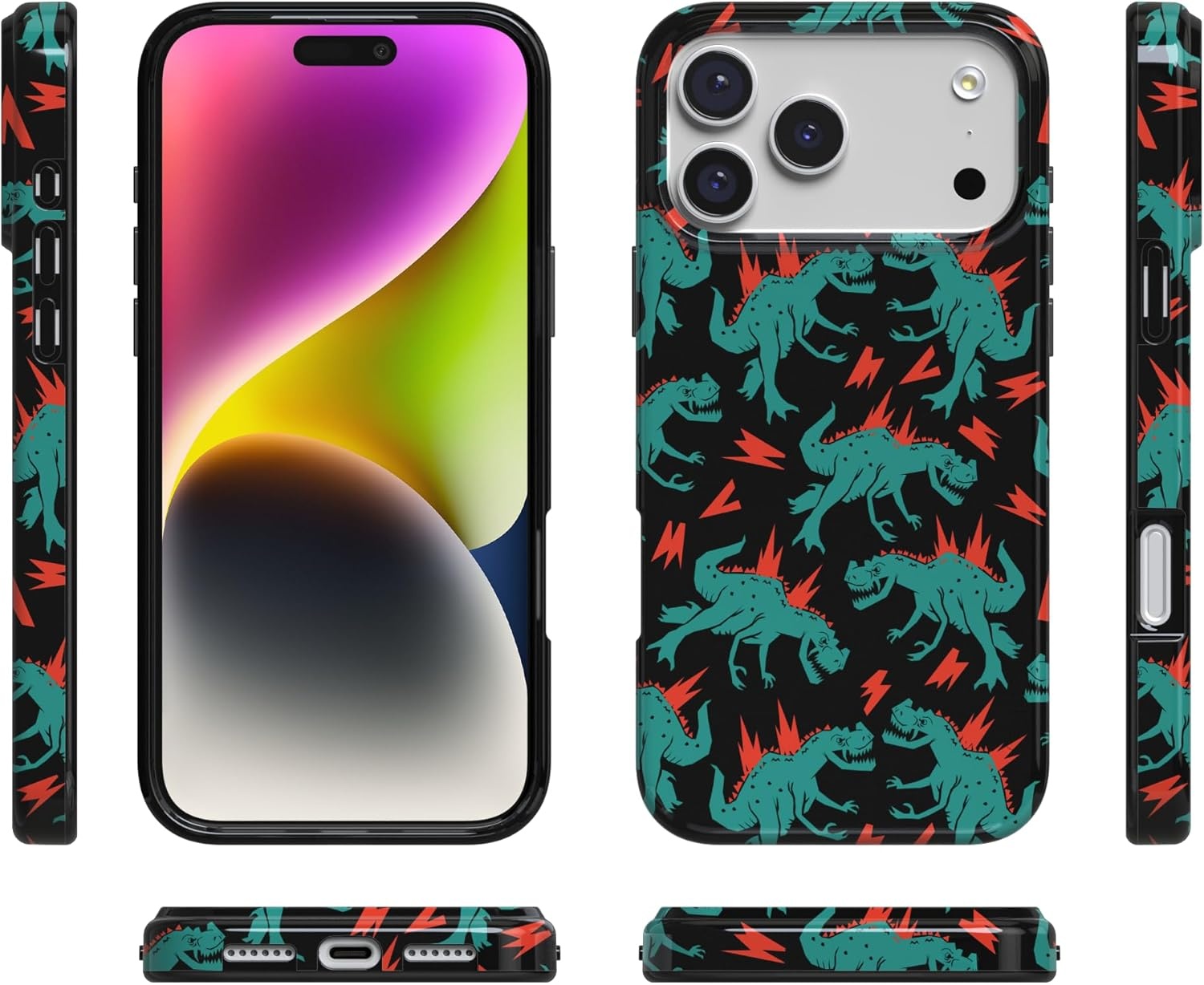 image:imageCasely iPhone 17 Pro Max Case Youre Dinomite Green Dinosaur Compatible with MagSafe Classic Ultra Thin DesignYoure Dinomite Green Dinosaur