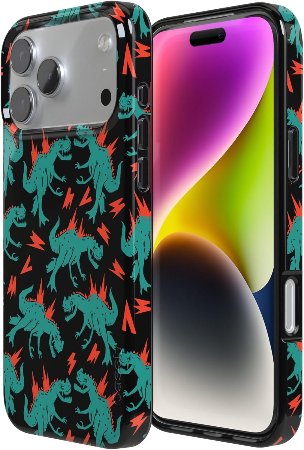 image:imageCasely iPhone 17 Pro Max Case Youre Dinomite Green Dinosaur Compatible with MagSafe Classic Ultra Thin DesignYoure Dinomite Green Dinosaur