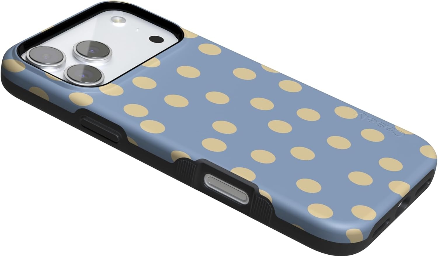image:imageCasely iPhone 17 Pro Max Case in the Spotlight Pastel Polka Dot Bold Protective Design Compatible with MagSafe