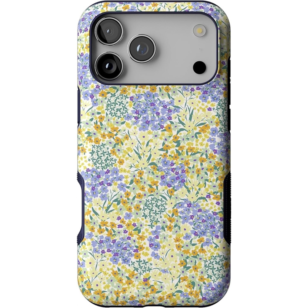 image:imageCasely iPhone 17 Pro Max Case Blue amp White Floral Rose to Fame Bold Protective Design Compatible with MagSafeDream Garden Cottagecore