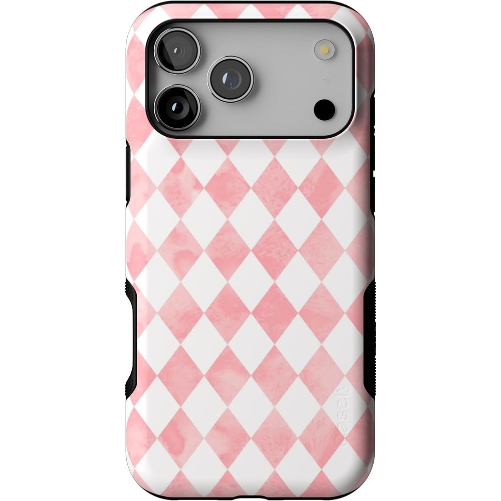 image:imageCasely iPhone 17 Pro Max Case Blue amp White Floral Rose to Fame Bold Protective Design Compatible with MagSafeQueen of Diamonds Pink Watercolor