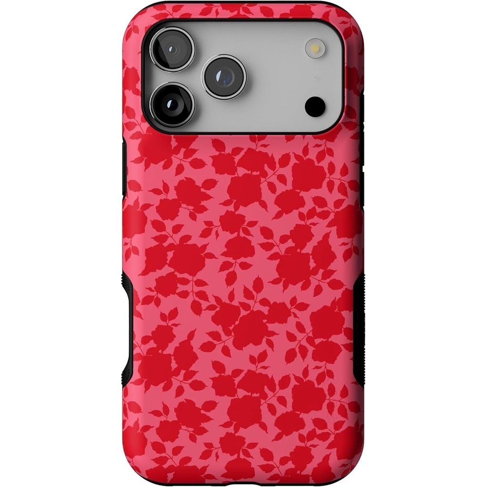 image:imageCasely iPhone 17 Pro Max Case Blue amp White Floral Rose to Fame Bold Protective Design Compatible with MagSafeRose Garden Red Aesthetic