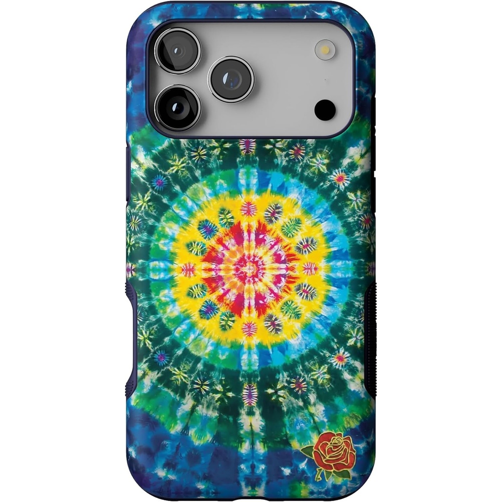 image:imageCasely iPhone 17 Pro Max Case Blue amp White Floral Rose to Fame Bold Protective Design Compatible with MagSafeVeneta Tapestry Grateful Dead Tie Dye