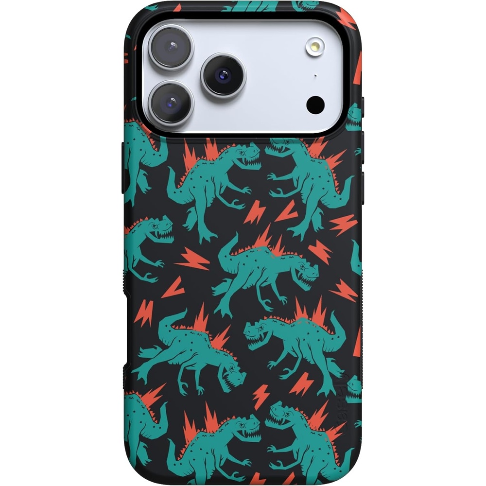 image:imageCasely iPhone 17 Pro Max Case Blue amp White Floral Rose to Fame Bold Protective Design Compatible with MagSafeYoure Dinomite Green Dinosaur