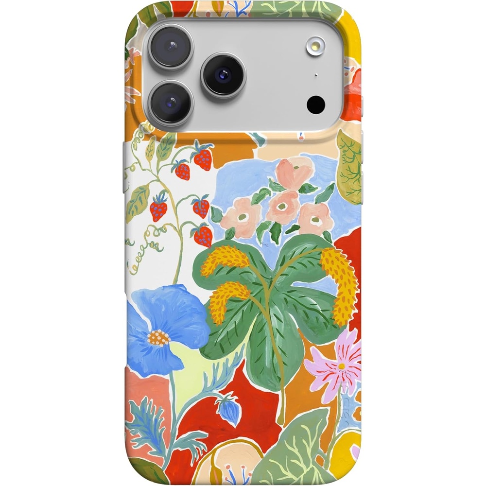 image:imageCasely iPhone 17 Pro Max Case Floral Patchwork Botanical Blooms Compatible with MagSafe Classic Ultra Slim Design