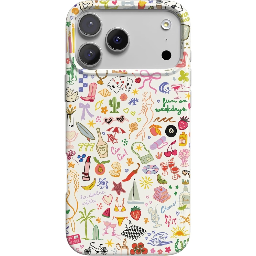 image:imageCasely iPhone 17 Pro Max Case Fun on Weekdays All the Fun Things Compatible with MagSafe Classic Ultra Slim Design