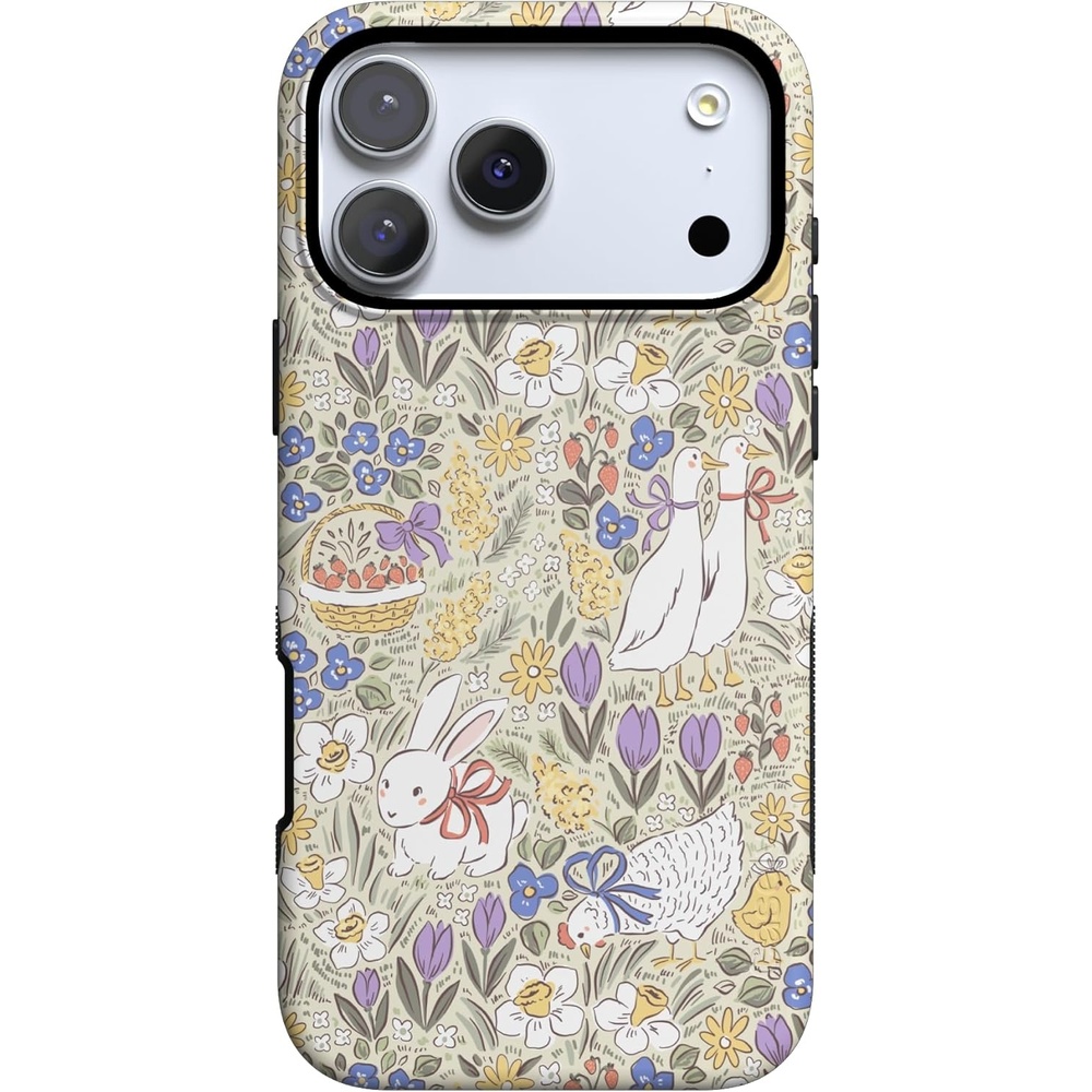 image:imageCasely iPhone 17 Pro Max Case Storybook Stroll Spring Garden Bold Protective Design Compatible with MagSafe