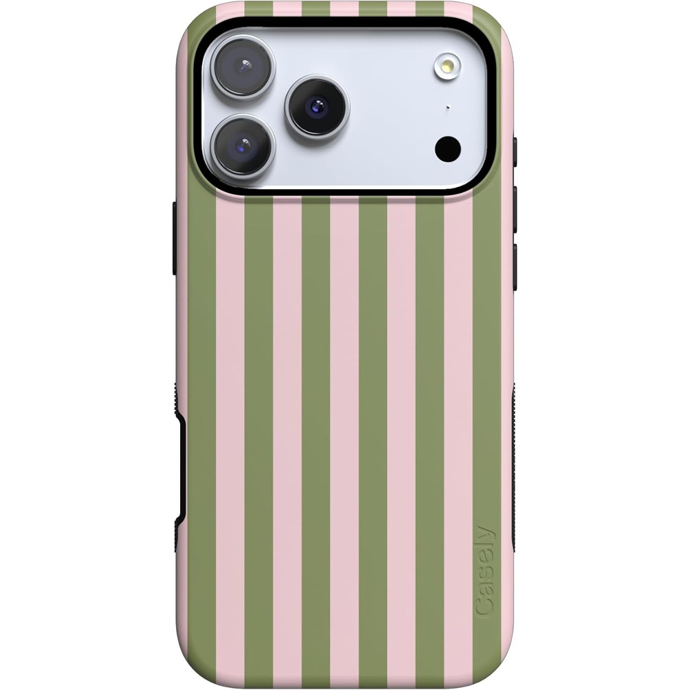 image:imageCasely iPhone 17 Pro Max Case Summer Stripes Sunday Best Bold Protective Design Compatible with MagSafe