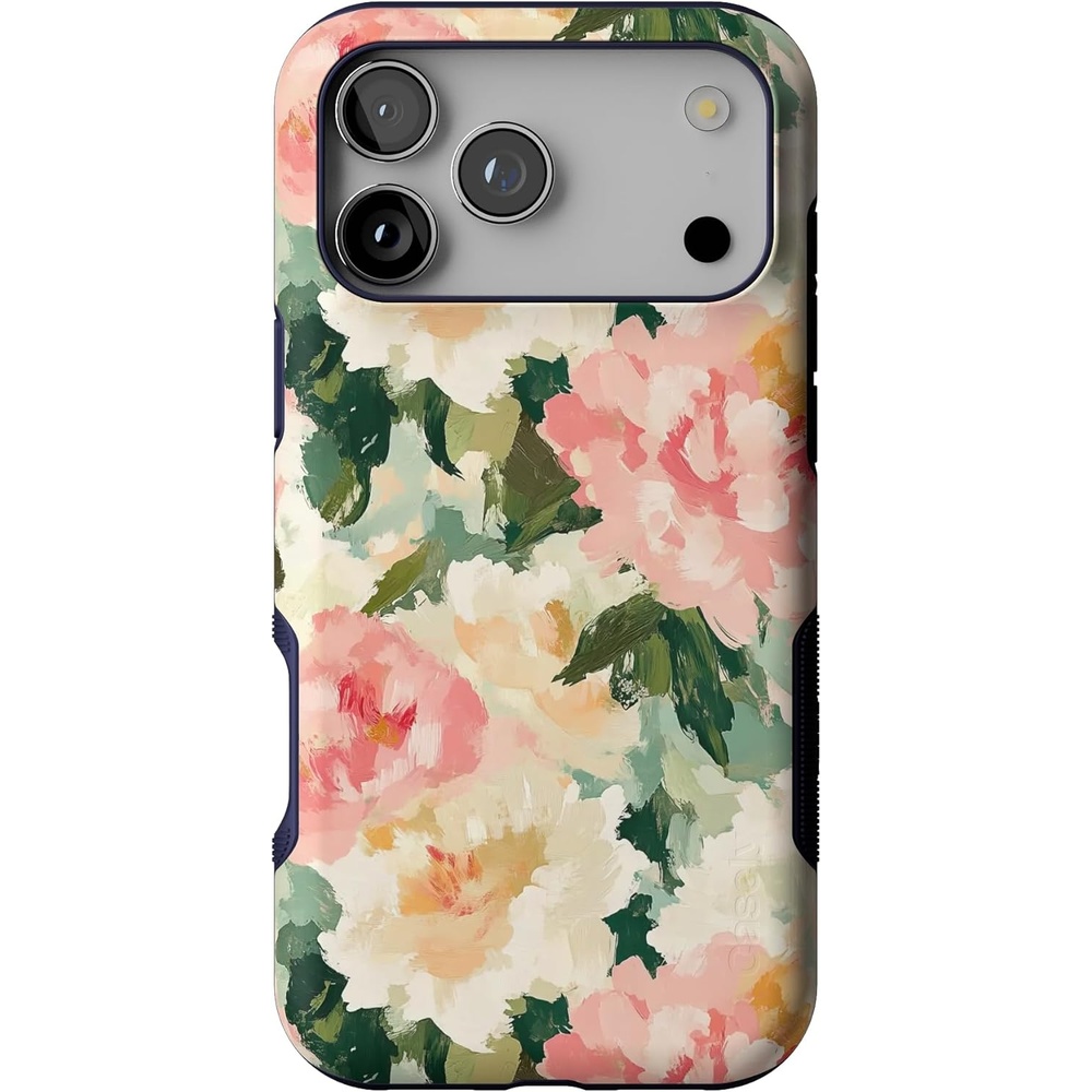 image:imageCasely iPhone 17 Pro Max Case The Garden Room Painted Petals Bold Protective Design Compatible with MagSafe