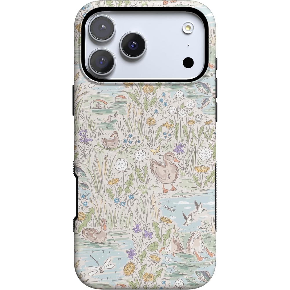 image:imageCasely iPhone 17 Pro Max Case The Waddle Path Duck Pond Bold Protective Design Compatible with MagSafe