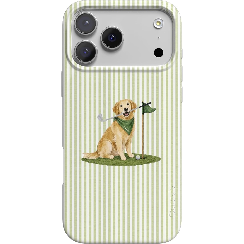 image:imageCasely iPhone 17 Pro Max Case Youre Dinomite Green Dinosaur Compatible with MagSafe Classic Ultra Thin DesignClubhouse Golden on the Green