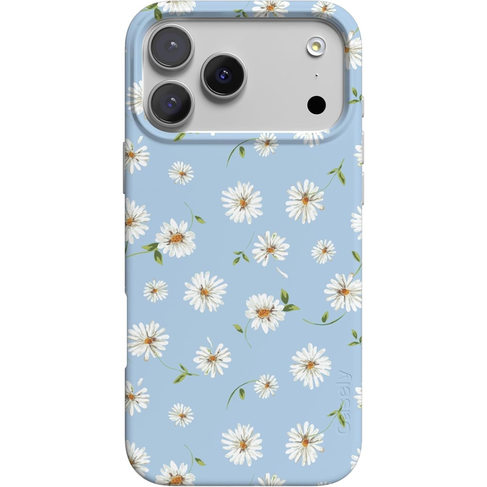 image:imageCasely iPhone 17 Pro Max Case Youre Dinomite Green Dinosaur Compatible with MagSafe Classic Ultra Thin DesignDaisy Daydream Baby Blue Floral
