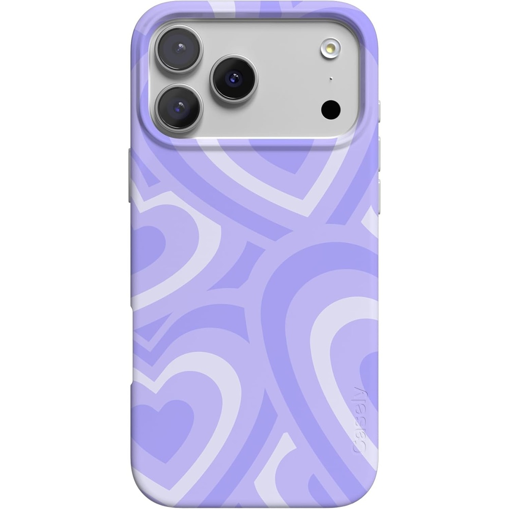 image:imageCasely iPhone 17 Pro Max Case Youre Dinomite Green Dinosaur Compatible with MagSafe Classic Ultra Thin DesignLove Song Lavender Heart