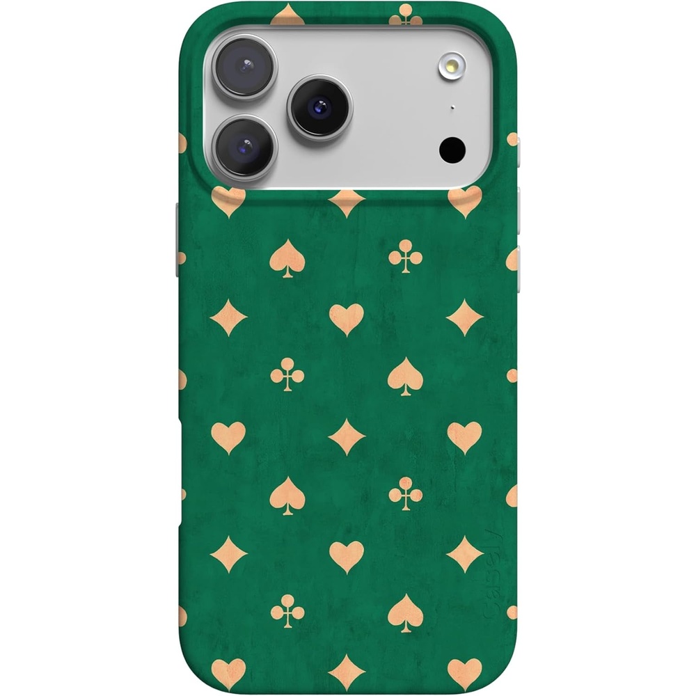 image:imageCasely iPhone 17 Pro Max Case Youre Dinomite Green Dinosaur Compatible with MagSafe Classic Ultra Thin DesignRoyal Flush French Deck
