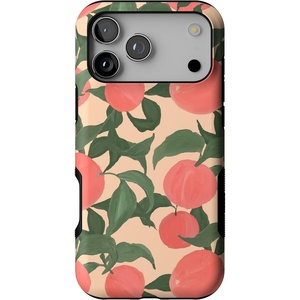 Casely iPhone 17 Pro Max Case | Blue & White Floral | Rose to Fame | Bold Protective Design | Compatible with MagSafe(Feeling Peachy | Blush Vines)