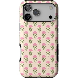 Casely iPhone 17 Pro Max Case | Blue & White Floral | Rose to Fame | Bold Protective Design | Compatible with MagSafe(Jenna’s Flowers | Fun on Weekdays)