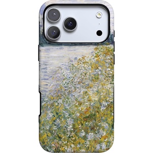 Casely iPhone 17 Pro Max Case | Blue & White Floral | Rose to Fame | Bold Protective Design | Compatible with MagSafe(Monet’s Summer Landscape | The Met Museum)