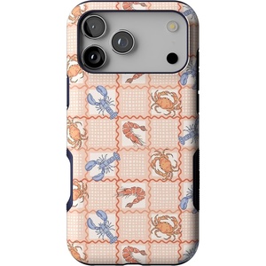 Casely iPhone 17 Pro Max Case | Blue & White Floral | Rose to Fame | Bold Protective Design | Compatible with MagSafe(On the Cape | Coastal Summer)