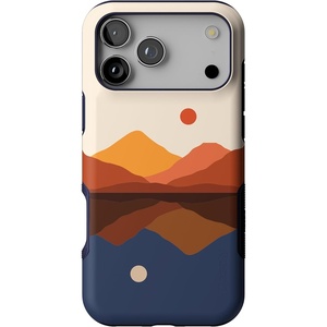 Casely iPhone 17 Pro Max Case | Blue & White Floral | Rose to Fame | Bold Protective Design | Compatible with MagSafe(Opposites Attract | Day & Night Colorblock Mt.)