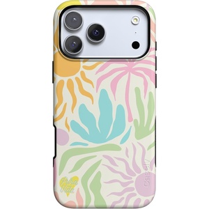 Casely iPhone 17 Pro Max Case | Blue & White Floral | Rose to Fame | Bold Protective Design | Compatible with MagSafe(Pura Vida | Oasis)