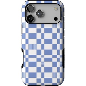 Casely iPhone 17 Pro Max Case | Blue & White Floral | Rose to Fame | Bold Protective Design | Compatible with MagSafe(Reality Check | Periwinkle)