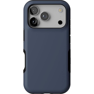 Casely iPhone 17 Pro Max Case | Blue & White Floral | Rose to Fame | Bold Protective Design | Compatible with MagSafe(Slate Blue | The Boyfriend Collection)
