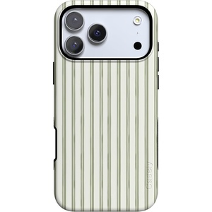 Casely iPhone 17 Pro Max Case | Linen Stripe | The Boyfriend Collection | Bold Protective Design | Compatible with MagSafe