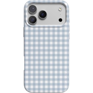 Casely iPhone 17 Pro Max Case | Pastel Picnic | Blue Gingham | Compatible with MagSafe | Classic Ultra Thin Design