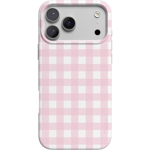 Casely iPhone 17 Pro Max Case | Sunday Best | Pink Plaid | Compatible with MagSafe | Classic Ultra Slim Design