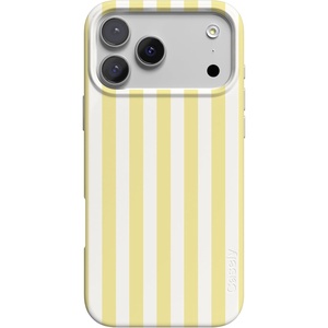 Casely iPhone 17 Pro Max Case | Sunday Best | Yellow Stripes | Compatible with MagSafe | Classic Ultra Slim Design
