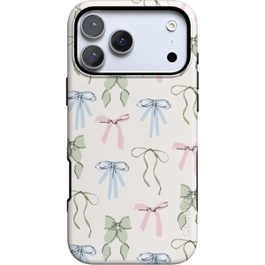 Casely iPhone 17 Pro Max Case | Whimsy Girlie | Pastel Bows | Bold Protective Design | Compatible with MagSafe