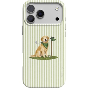 Casely iPhone 17 Pro Max Case | You’re Dino-mite | Green Dinosaur | Compatible with MagSafe | Classic Ultra Thin Design(Clubhouse | Golden on the Green)