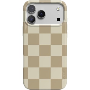 Casely iPhone 17 Pro Max Case | You’re Dino-mite | Green Dinosaur | Compatible with MagSafe | Classic Ultra Thin Design(Fit Check | Neutral Checkerboard)