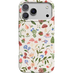 Casely iPhone 17 Pro Max Case | You’re Dino-mite | Green Dinosaur | Compatible with MagSafe | Classic Ultra Thin Design(Garden Party | Mushroom Floral)