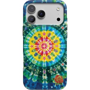 Casely iPhone 17 Pro Max Case | You’re Dino-mite | Green Dinosaur | Compatible with MagSafe | Classic Ultra Thin Design(Veneta Tapestry | Grateful Dead Tie Dye)
