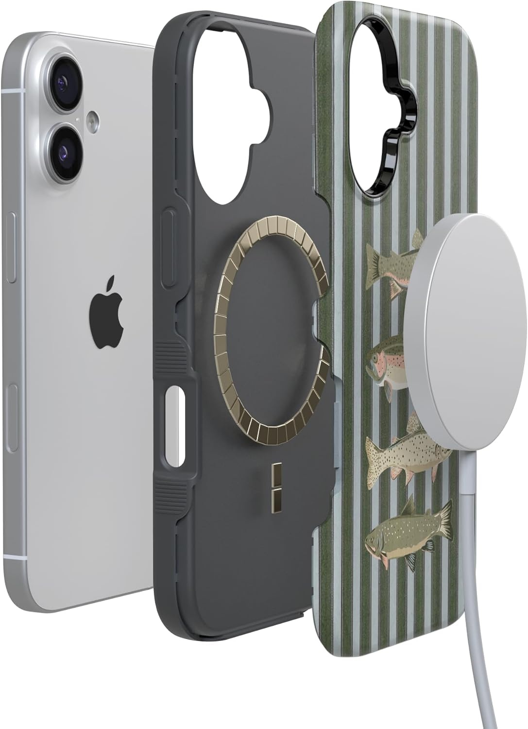 image:imageCasely iPhone 17 Case Best Catch The Boyfriend Collection Bold Protective Design Compatible with MagSafe
