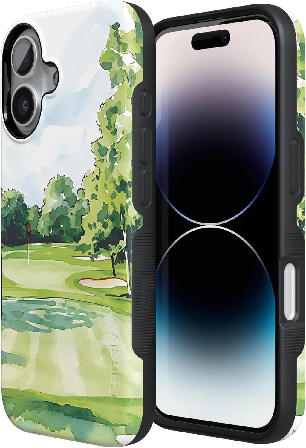 image:imageCasely iPhone 17 Case Clubhouse Tee Time Bold Protective Design Compatible with MagSafe