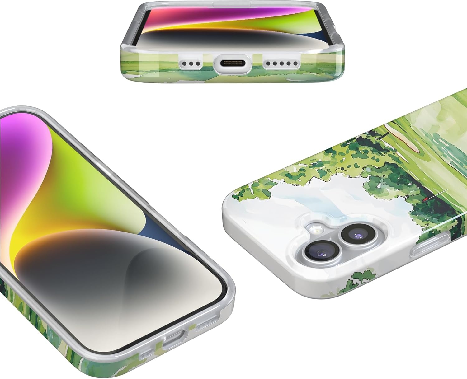 image:imageCasely iPhone 17 Case Clubhouse Tee Time Compatible with MagSafe Classic Ultra Thin Design