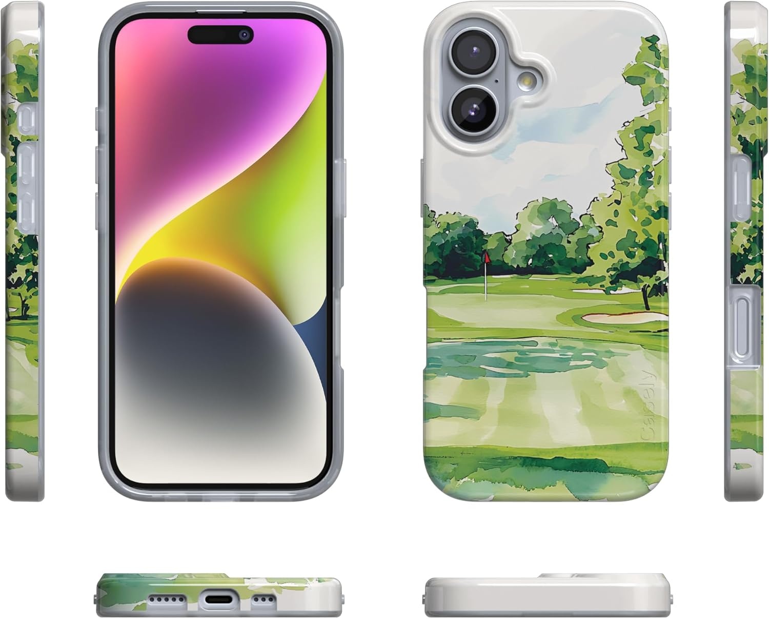 image:imageCasely iPhone 17 Case Clubhouse Tee Time Compatible with MagSafe Classic Ultra Thin Design