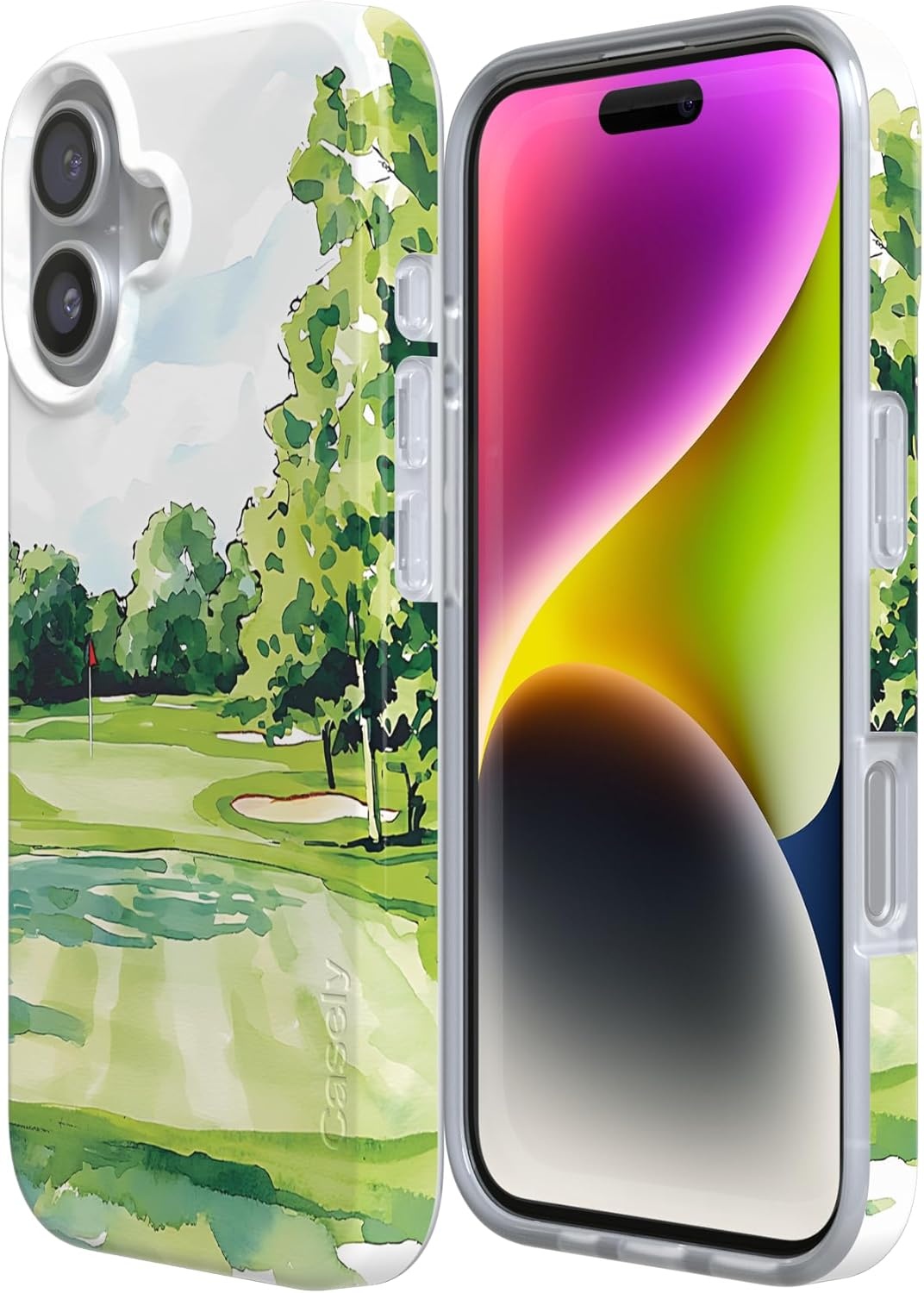 image:imageCasely iPhone 17 Case Clubhouse Tee Time Compatible with MagSafe Classic Ultra Thin Design
