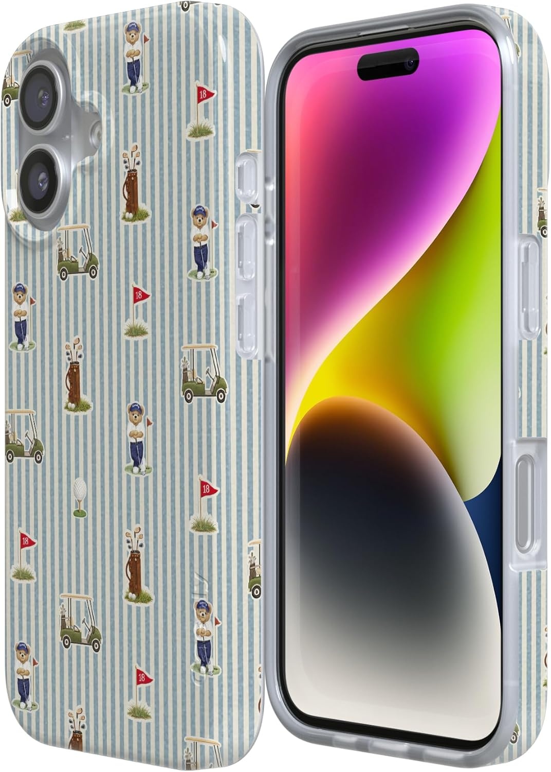 image:imageCasely iPhone 17 Case Clubhouse The Caddie Print Compatible with MagSafe Classic Ultra Thin Design