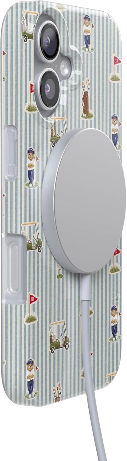 image:imageCasely iPhone 17 Case Clubhouse The Caddie Print Compatible with MagSafe Classic Ultra Thin Design