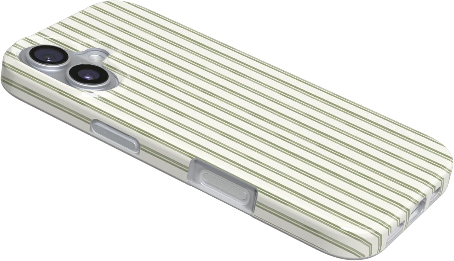 image:imageCasely iPhone 17 Case Linen Stripe The Boyfriend Collection Compatible with MagSafe Classic Ultra Thin Design